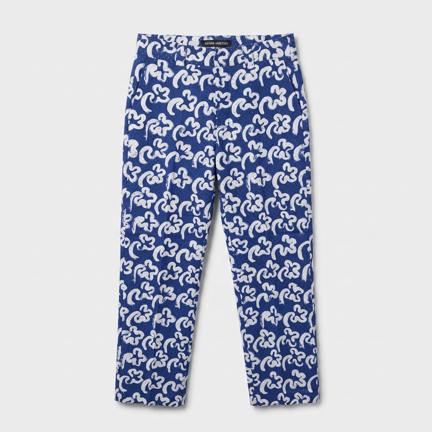 Floral Print Tailored Trousers