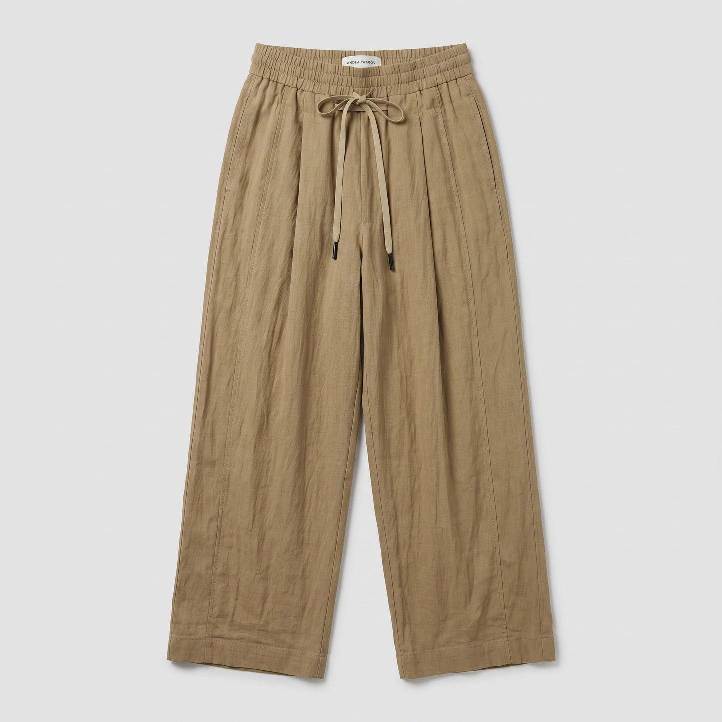 Relaxed Tailored Linen Trousers