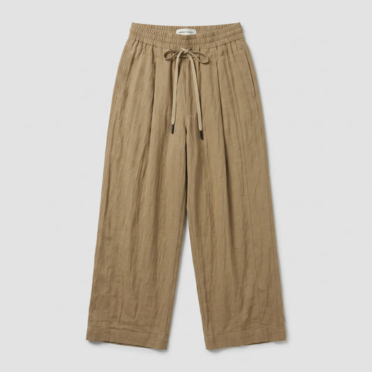 Relaxed Tailored Linen Trousers