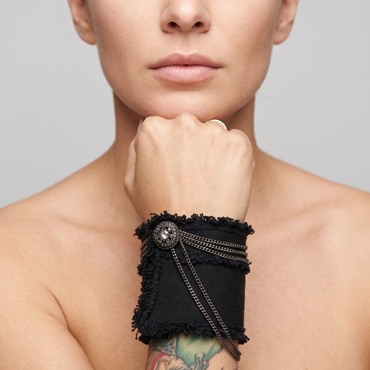 Embellished Fringe Statement Cuffs