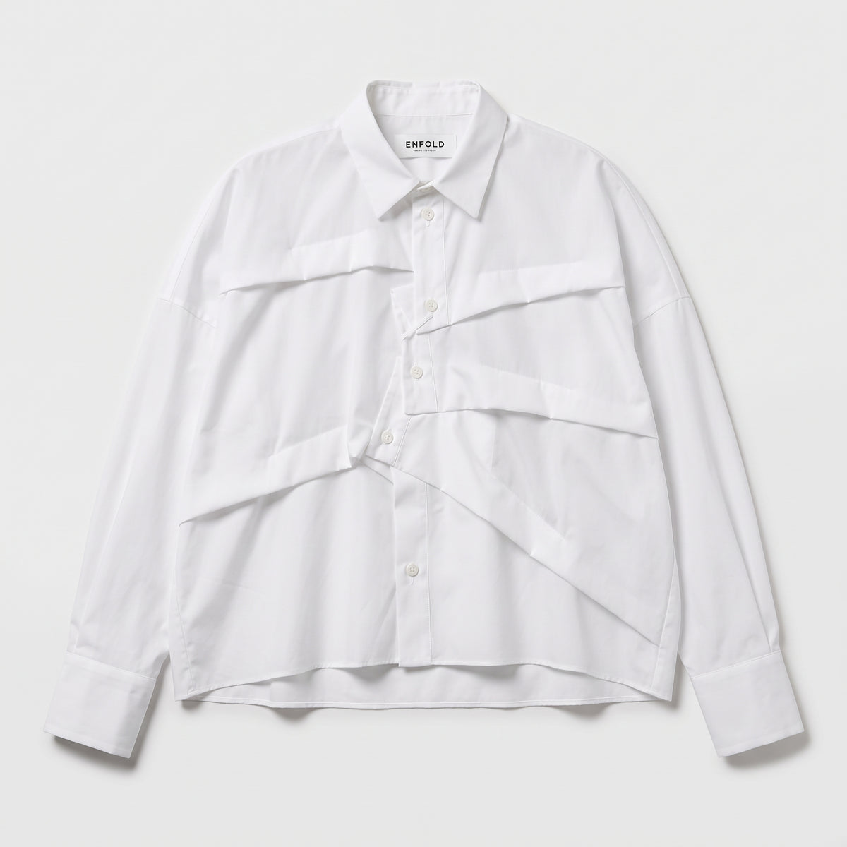 Architectural Layered Cotton Shirt