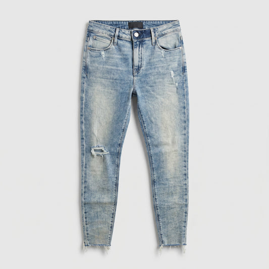 Distressed Light Wash Skinny Jeans
