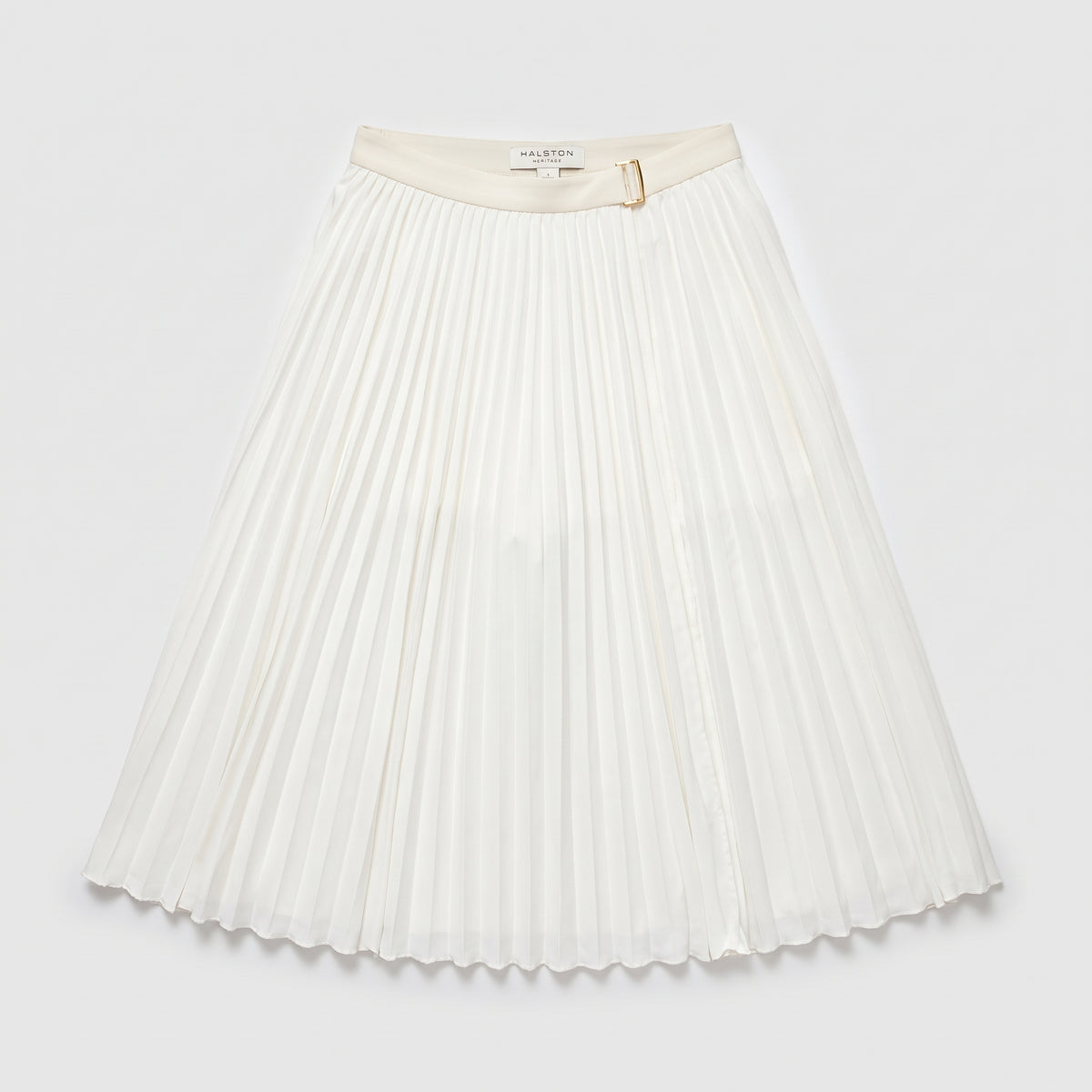 Elegant Pleated Midi Skirt