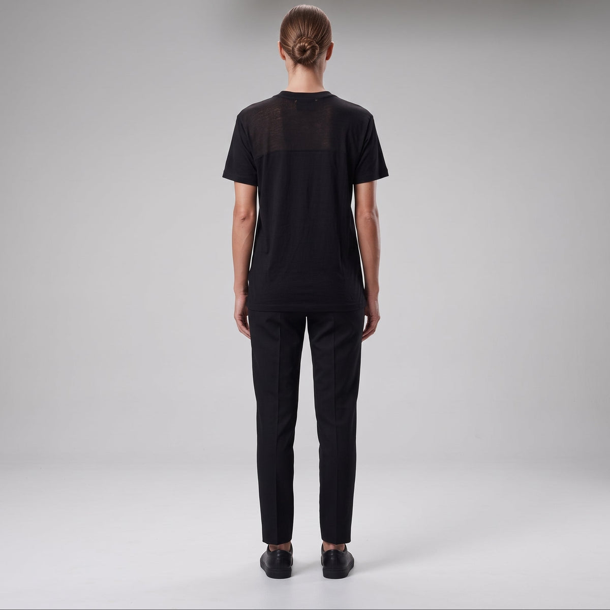 Embroidered Floral Detail T-Shirt