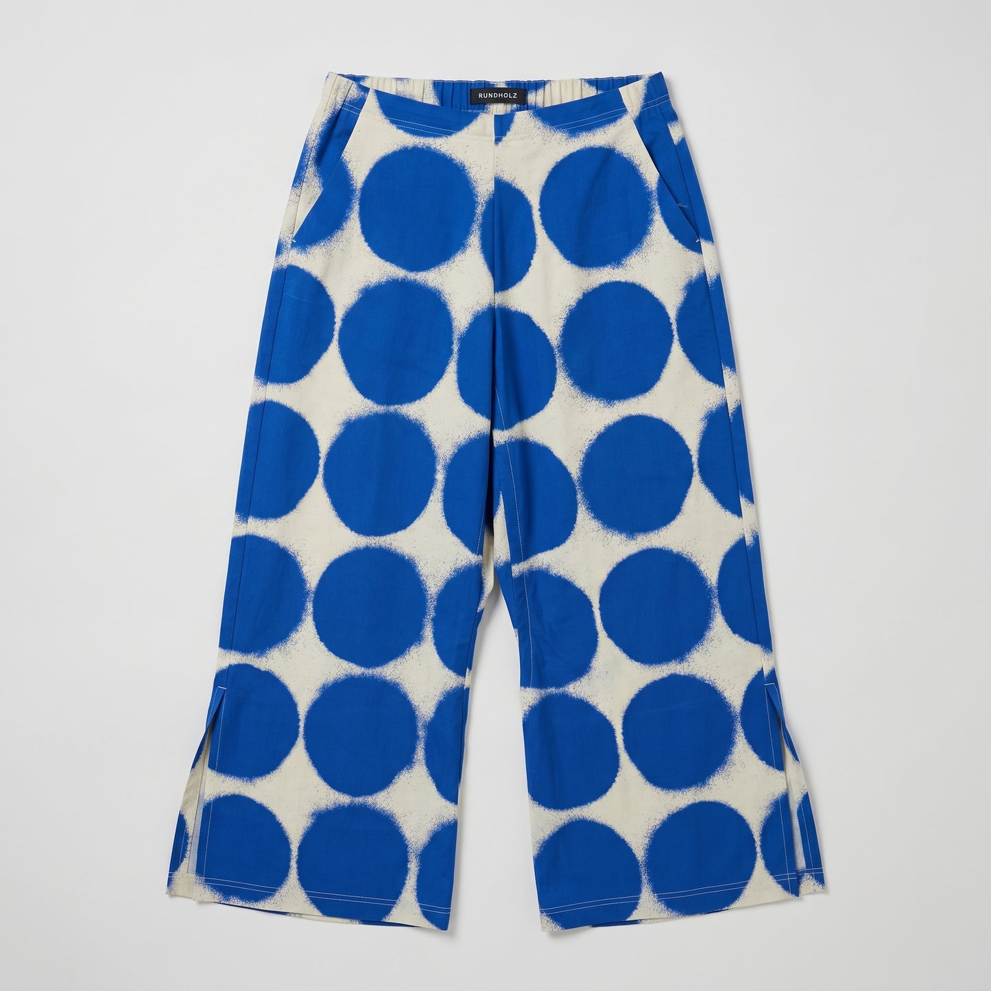 Bold Polka Dot Wide Trousers