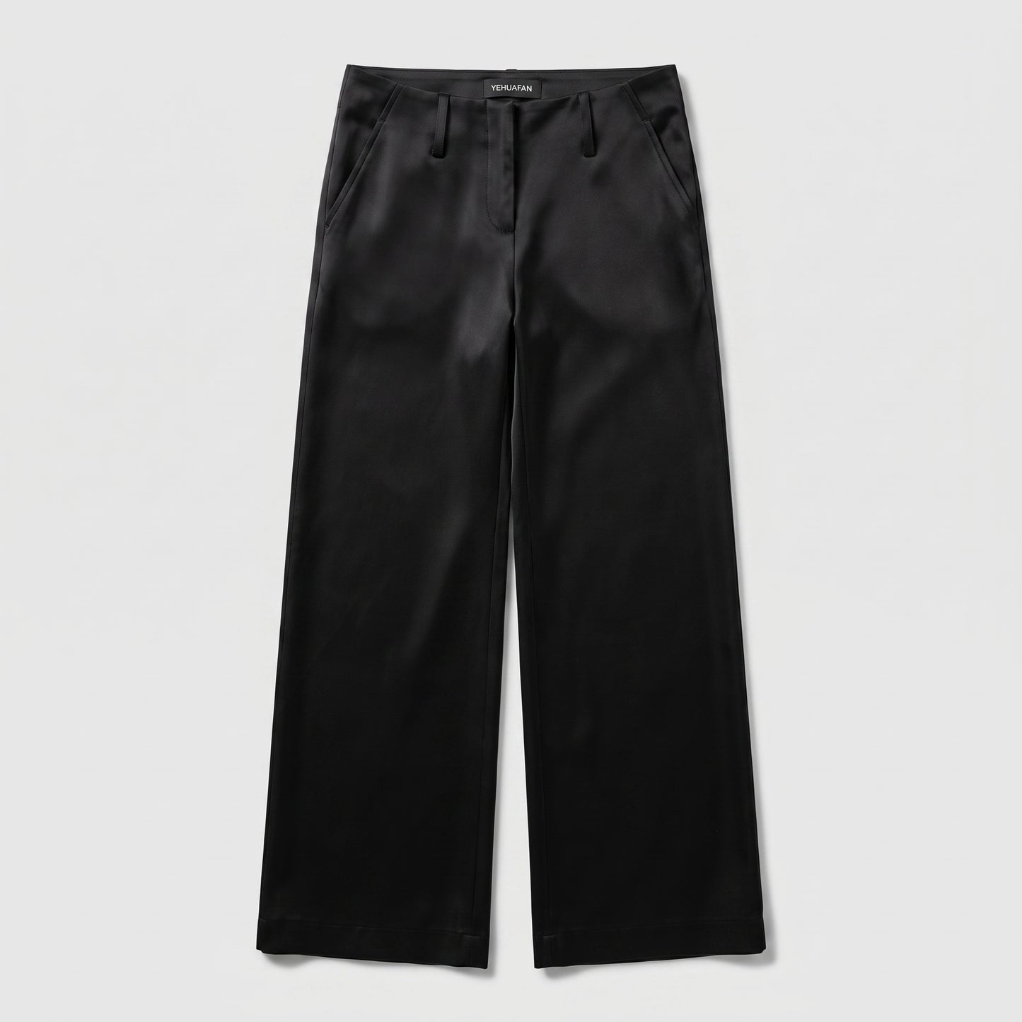 Sleek Tailored Wide-Leg Trousers
