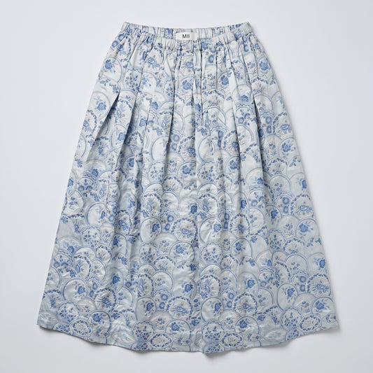 Floral Print A-Line Skirt