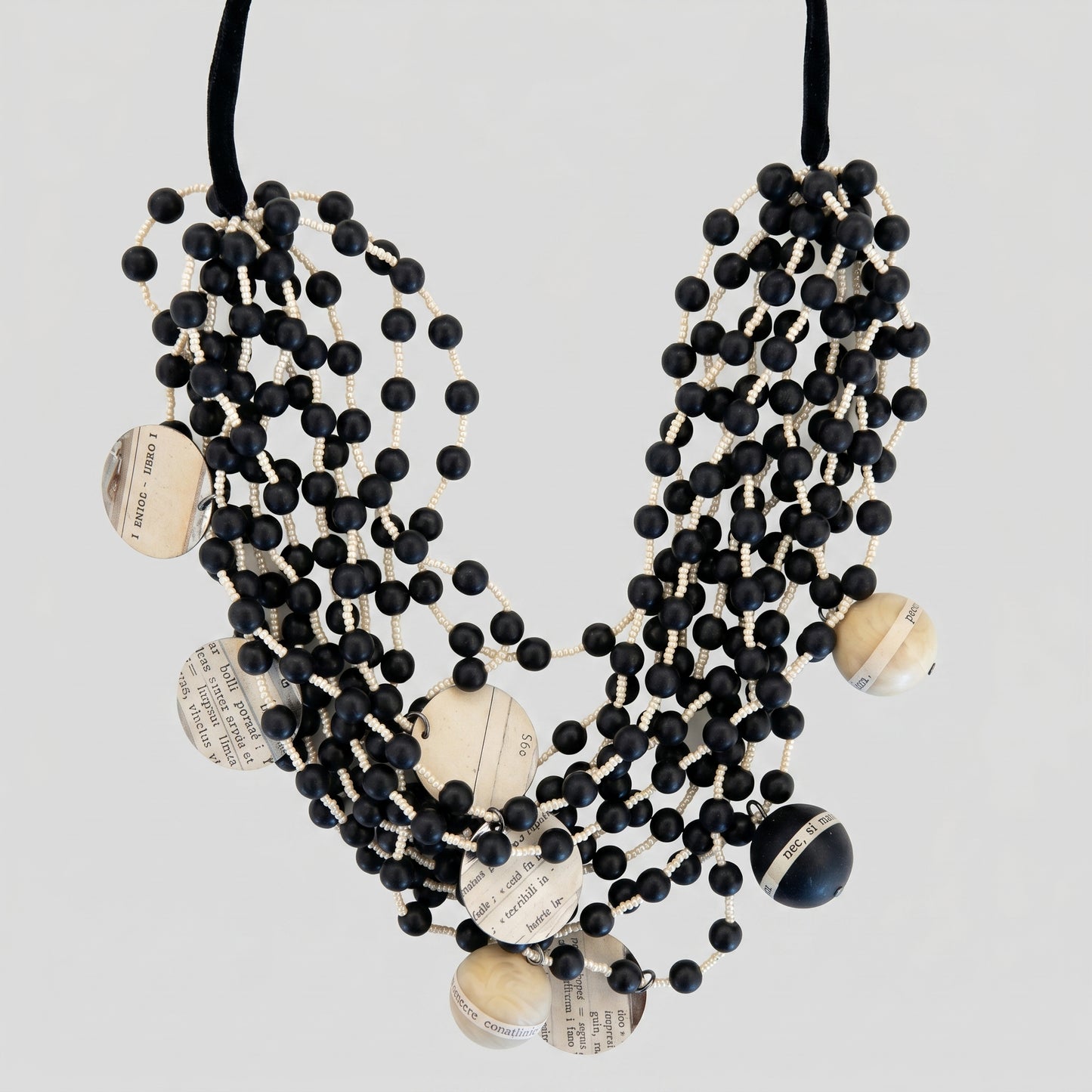 Multilayered Statement Bead Necklace