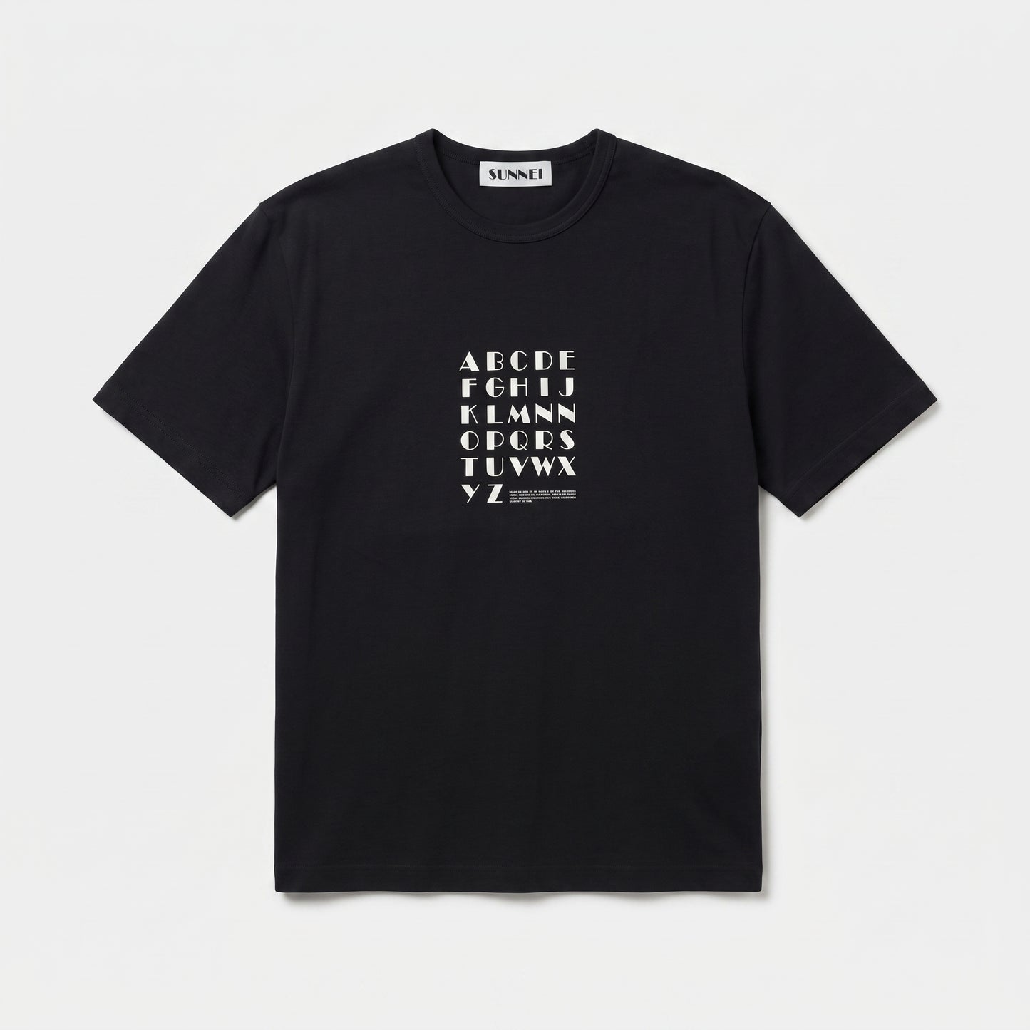 Alphabet Graphic Cotton T-Shirt