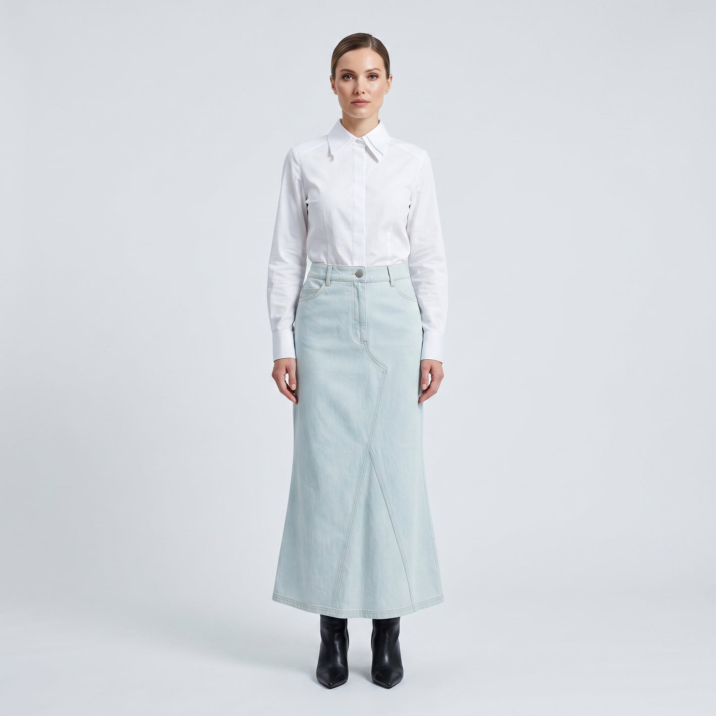 Lightwash Denim Mermaid Skirt