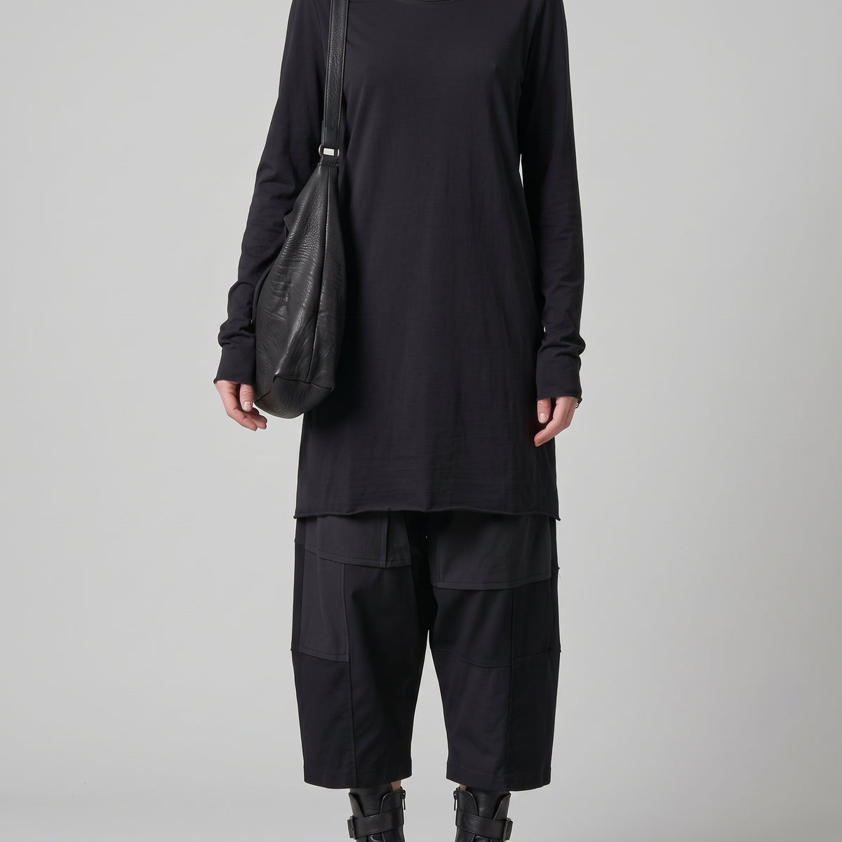 Essential Black Long Sleeve Dress