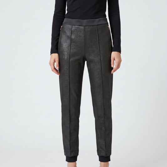 Metallic Slim Fit Trousers
