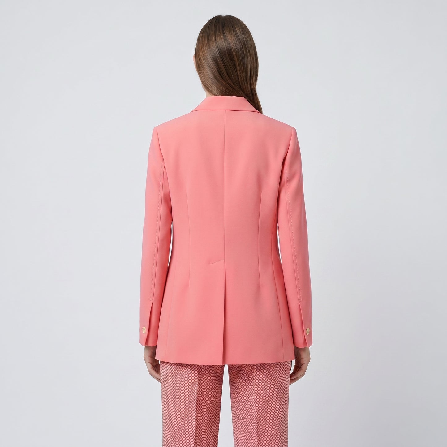 Tailored Coral Pink Blazer