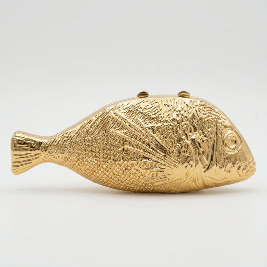 Fish Shaped Metallic Clutch