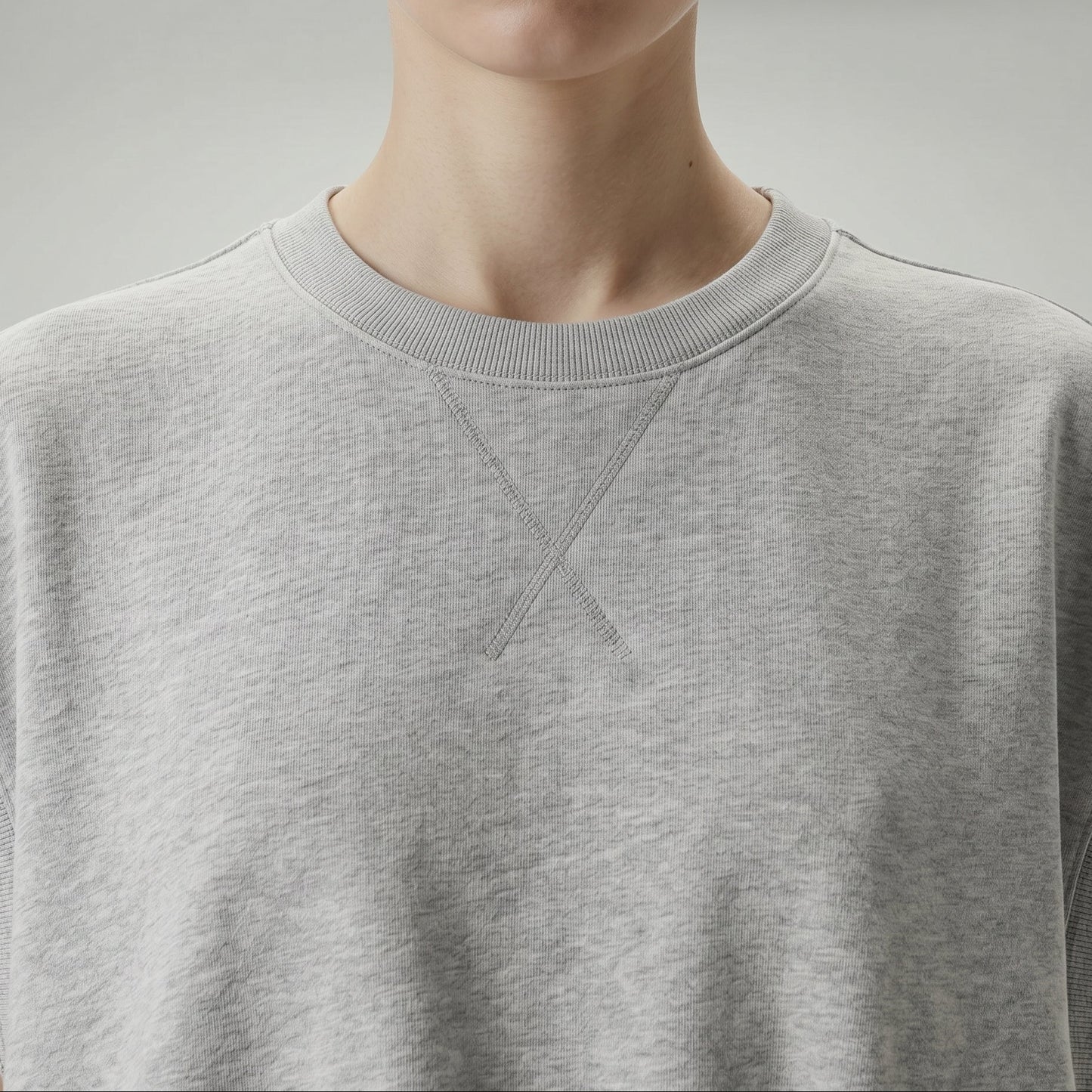 Sleeveless Crewneck Jersey Vest