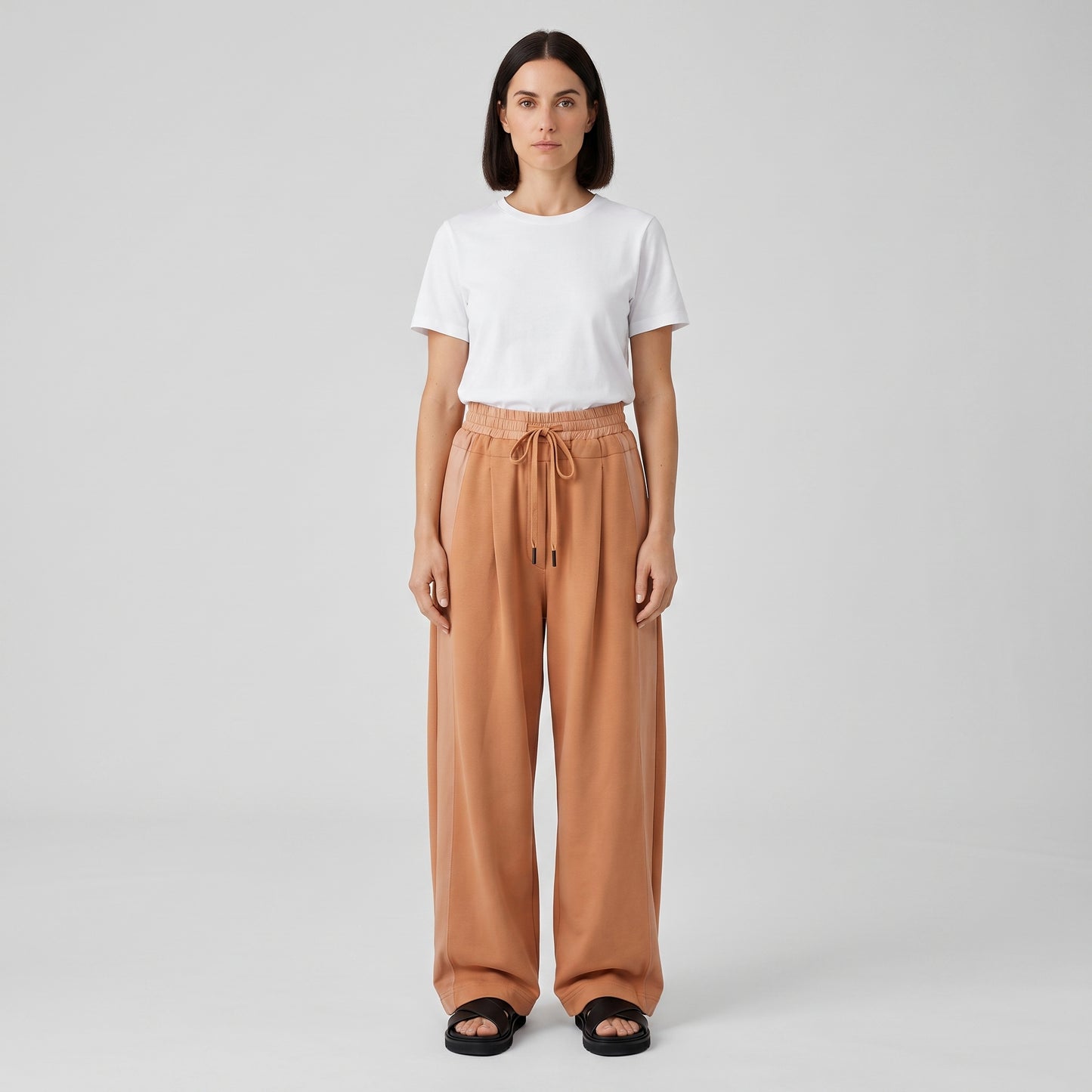 Relaxed Tailored Drawstring Trousers