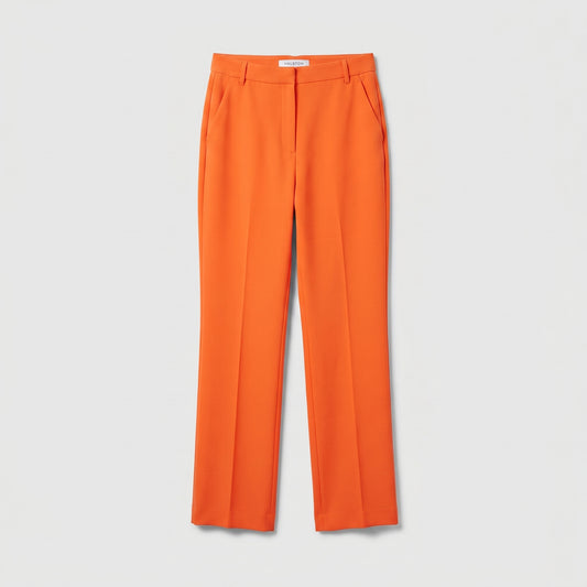 Vibrant Orange Tailored Trousers