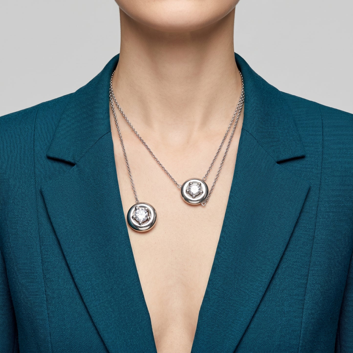 Minimalist Diamond Drop Necklace