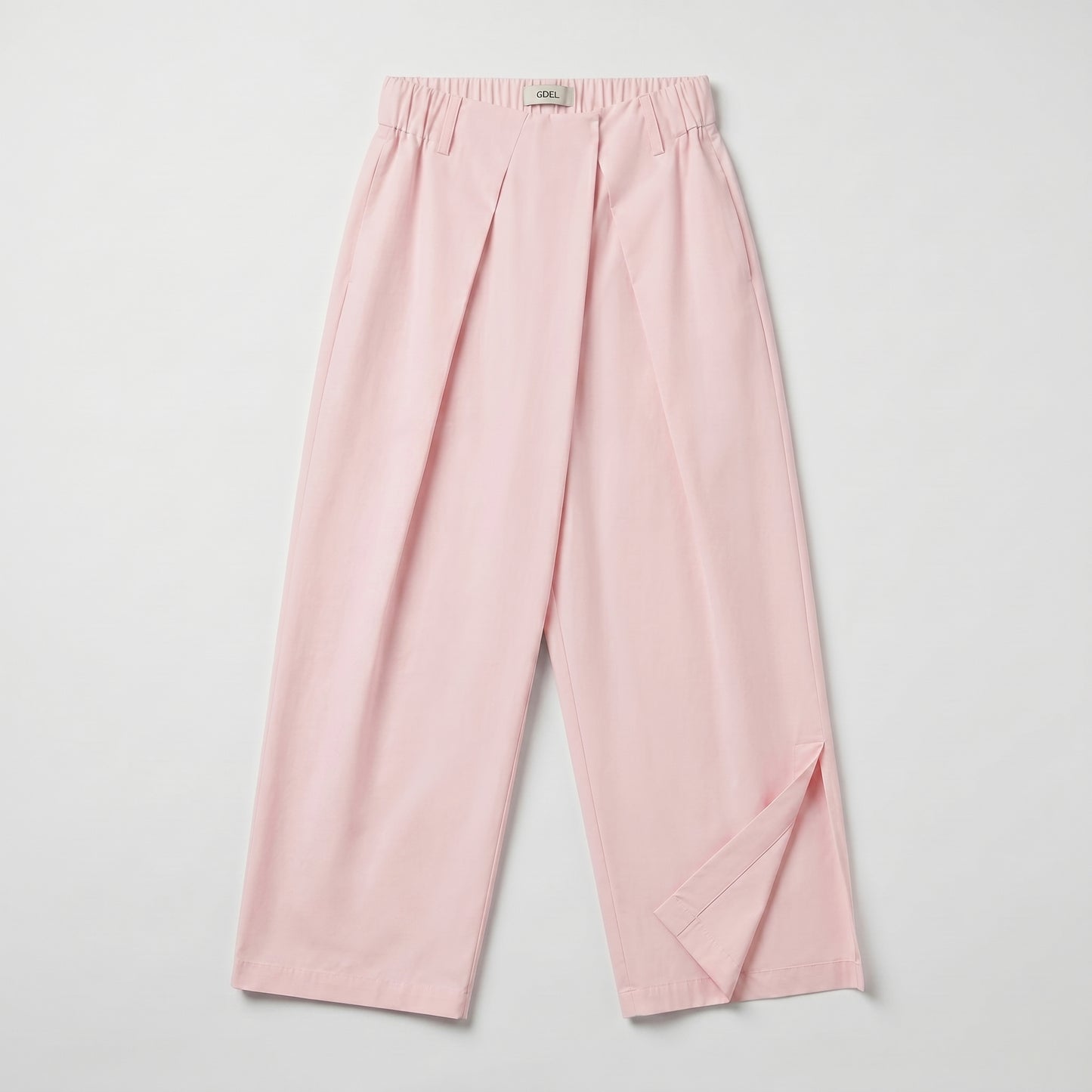 Pastel Pink Pleated Trousers