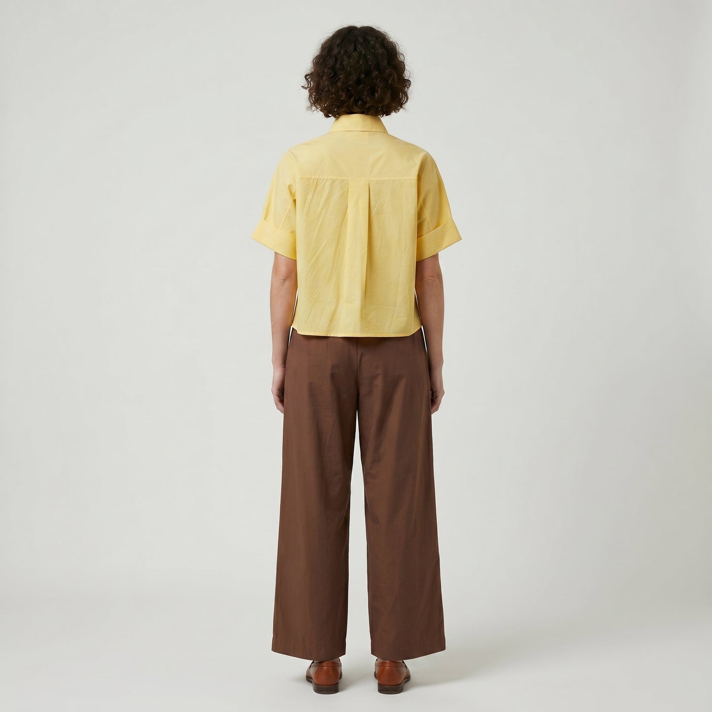 Embroidered Sunflower Cotton Shirt