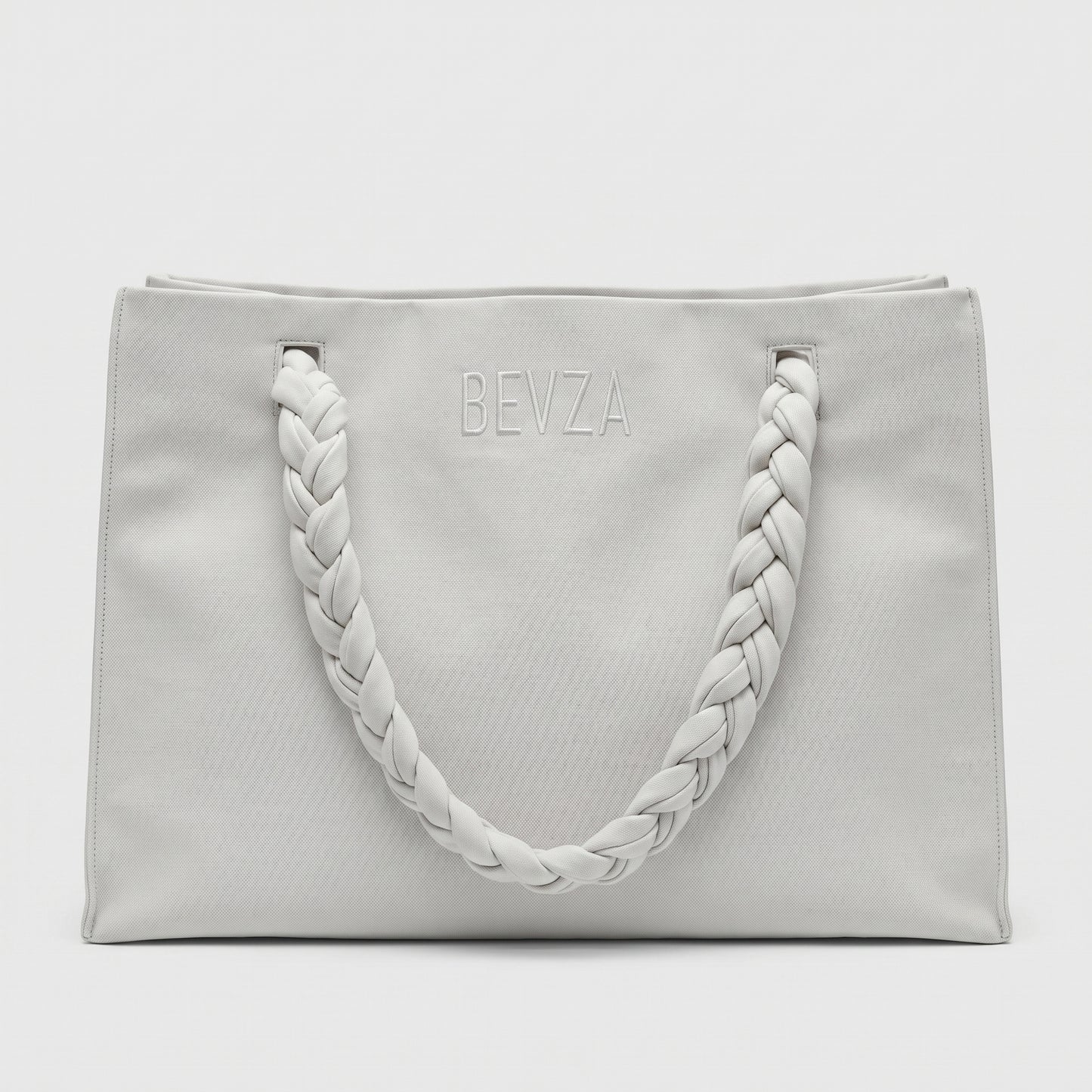 Braided Handle Minimalist Tote