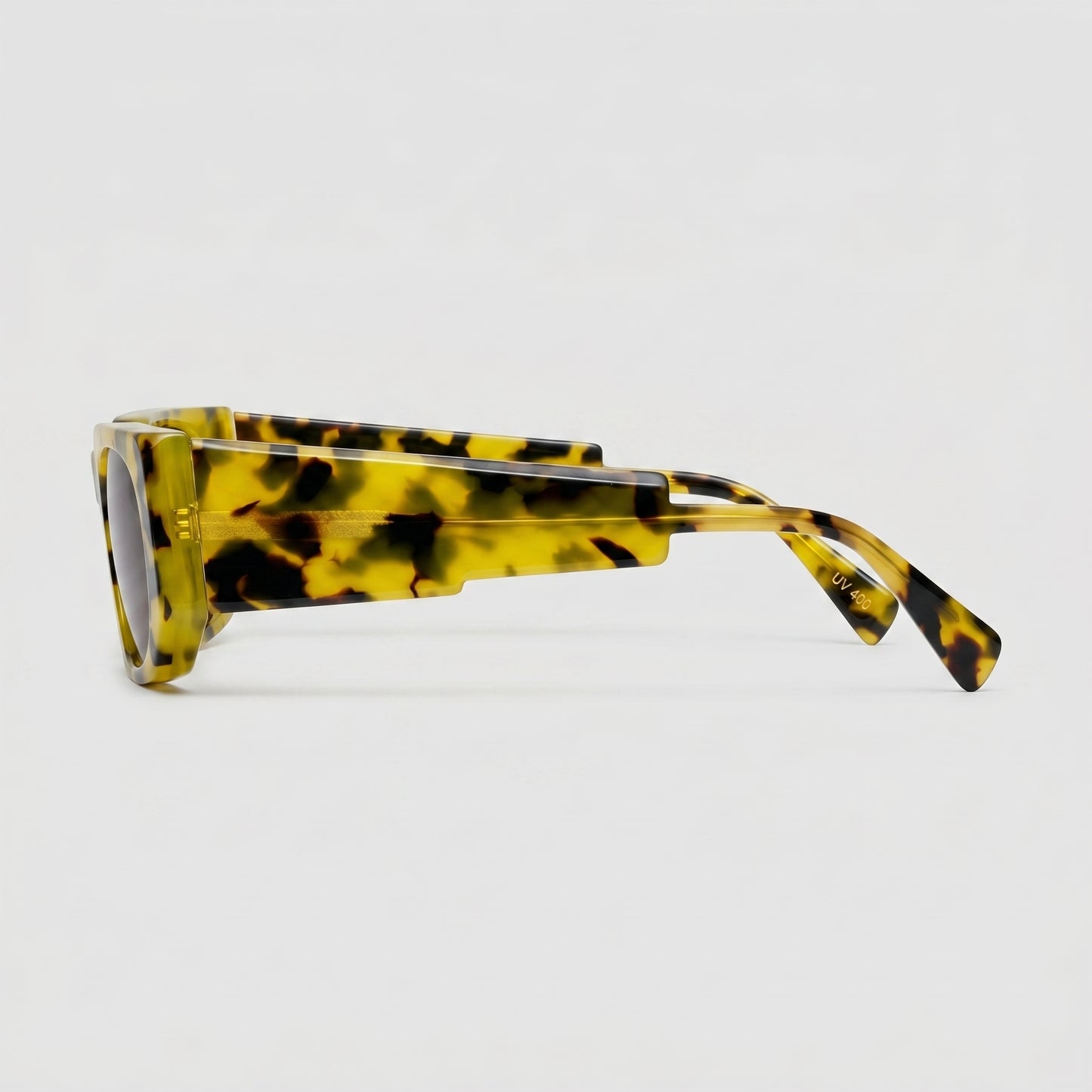 Bold Tortoiseshell Rectangular Sunglasses