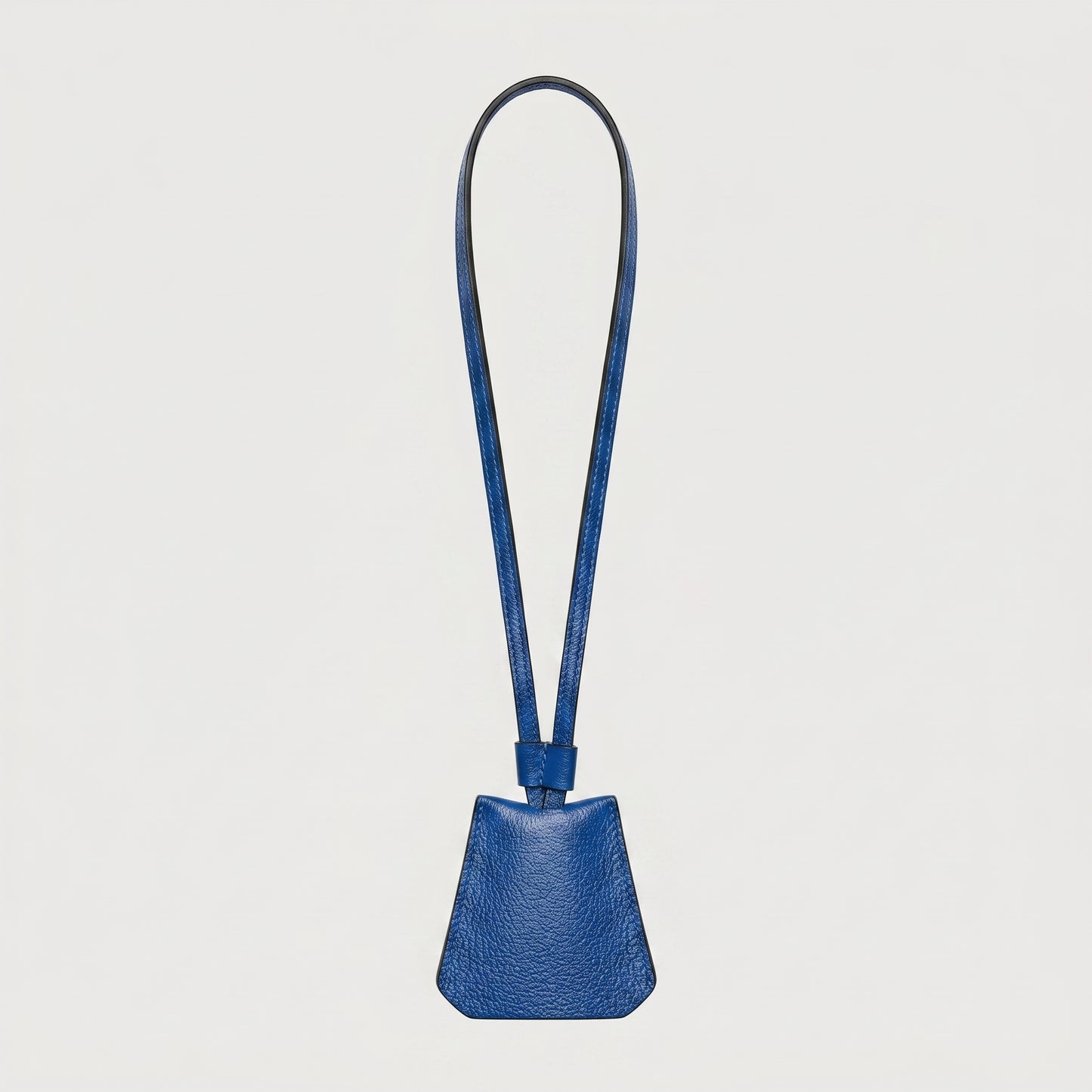 Blue Leather Key Holder Strap
