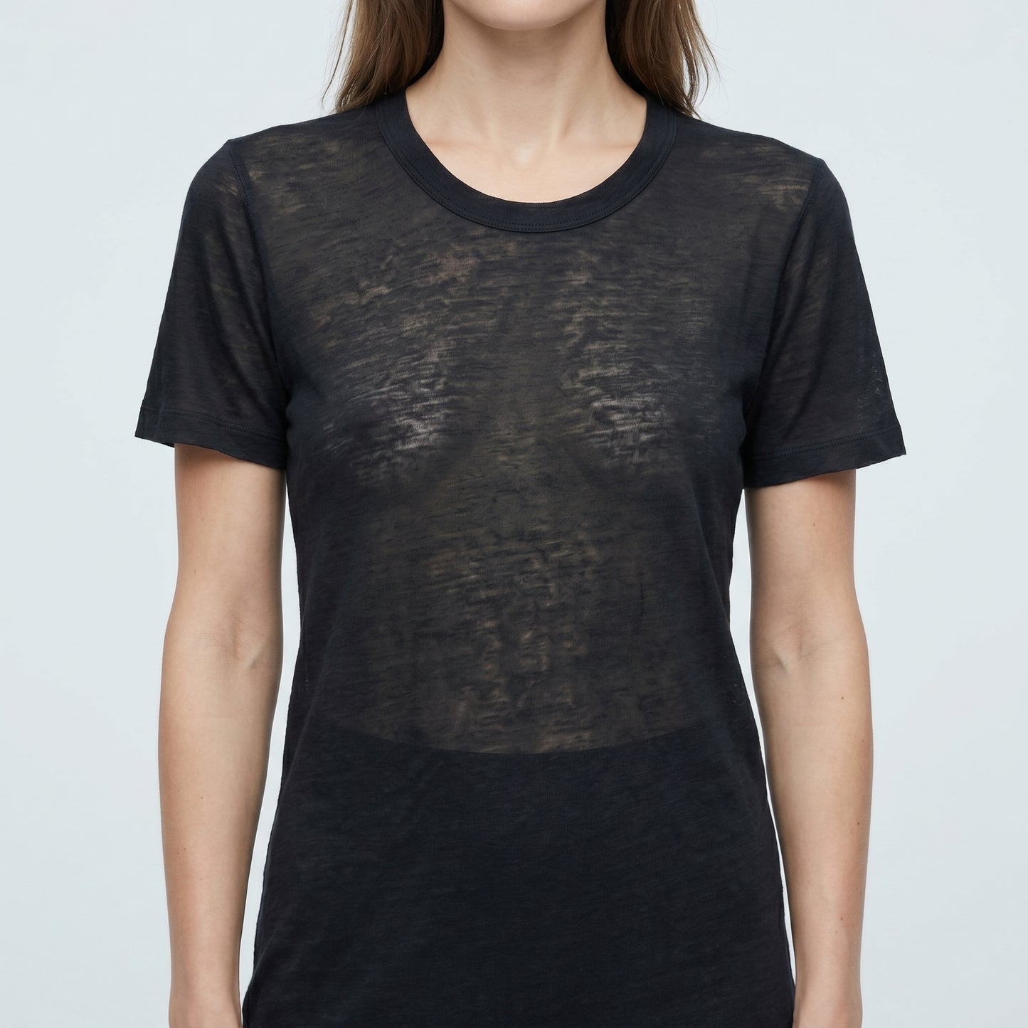 Sheer Lightweight Crewneck T-Shirt