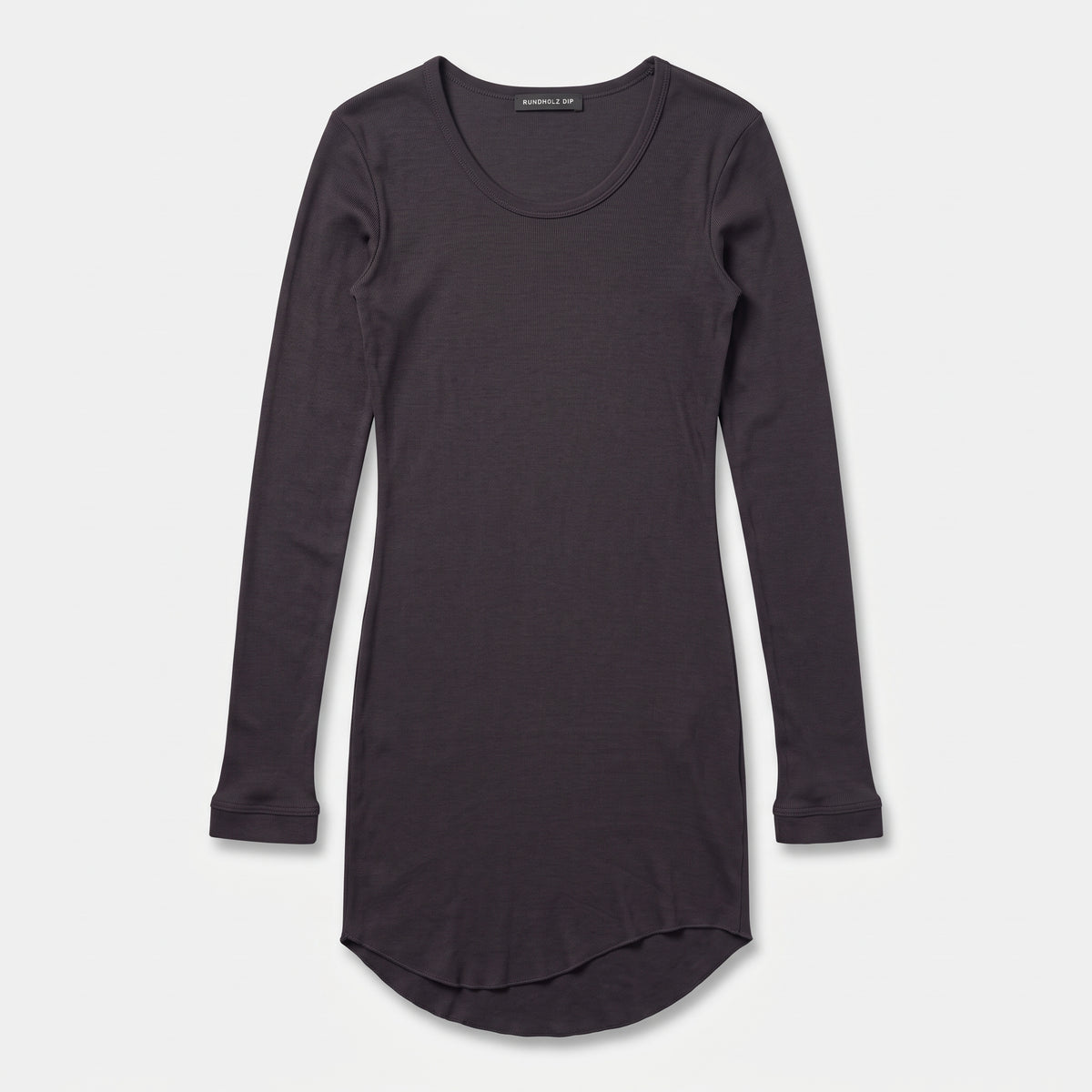 Long Sleeve Ribbed Scoop Top