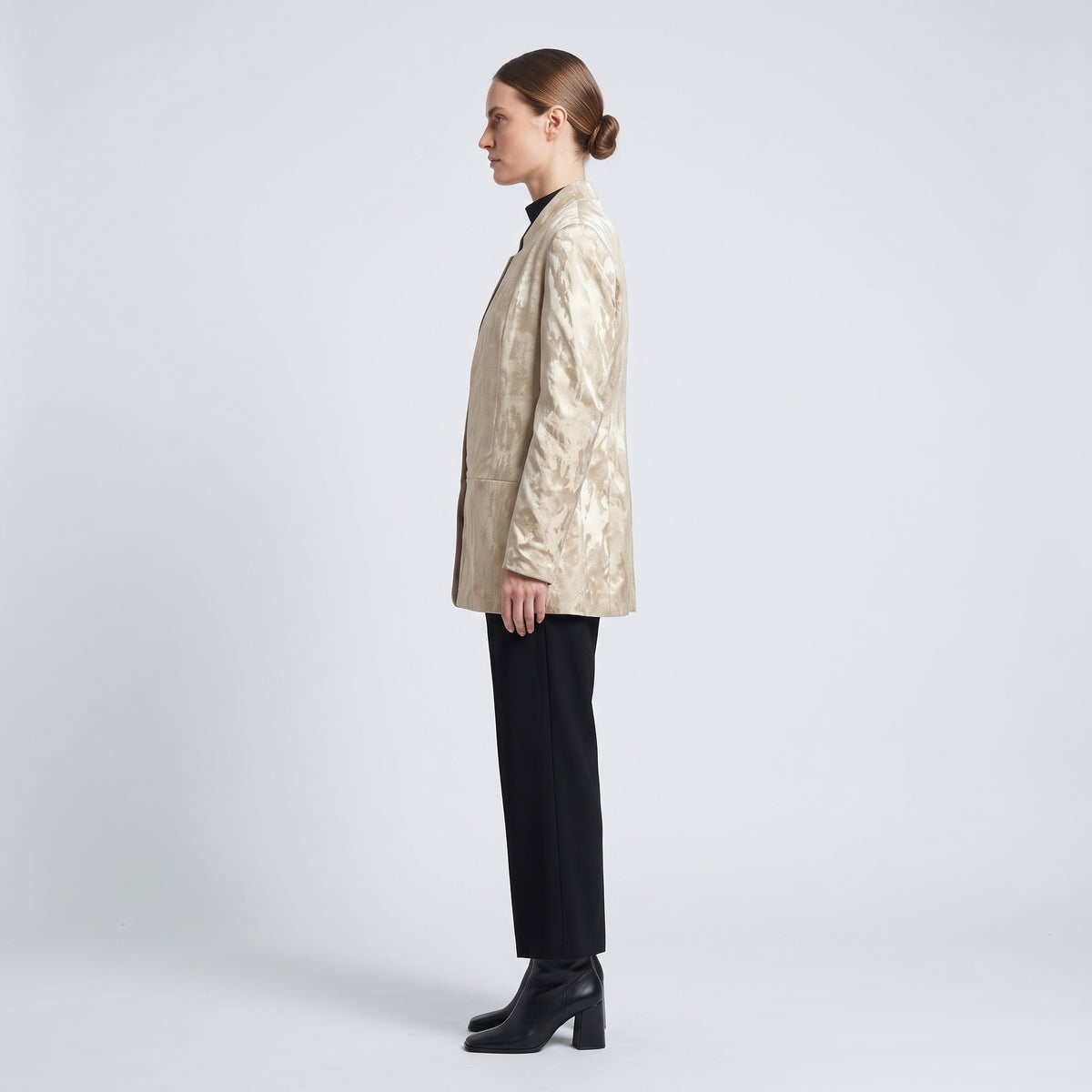 Abstract Print Tailored Jacket