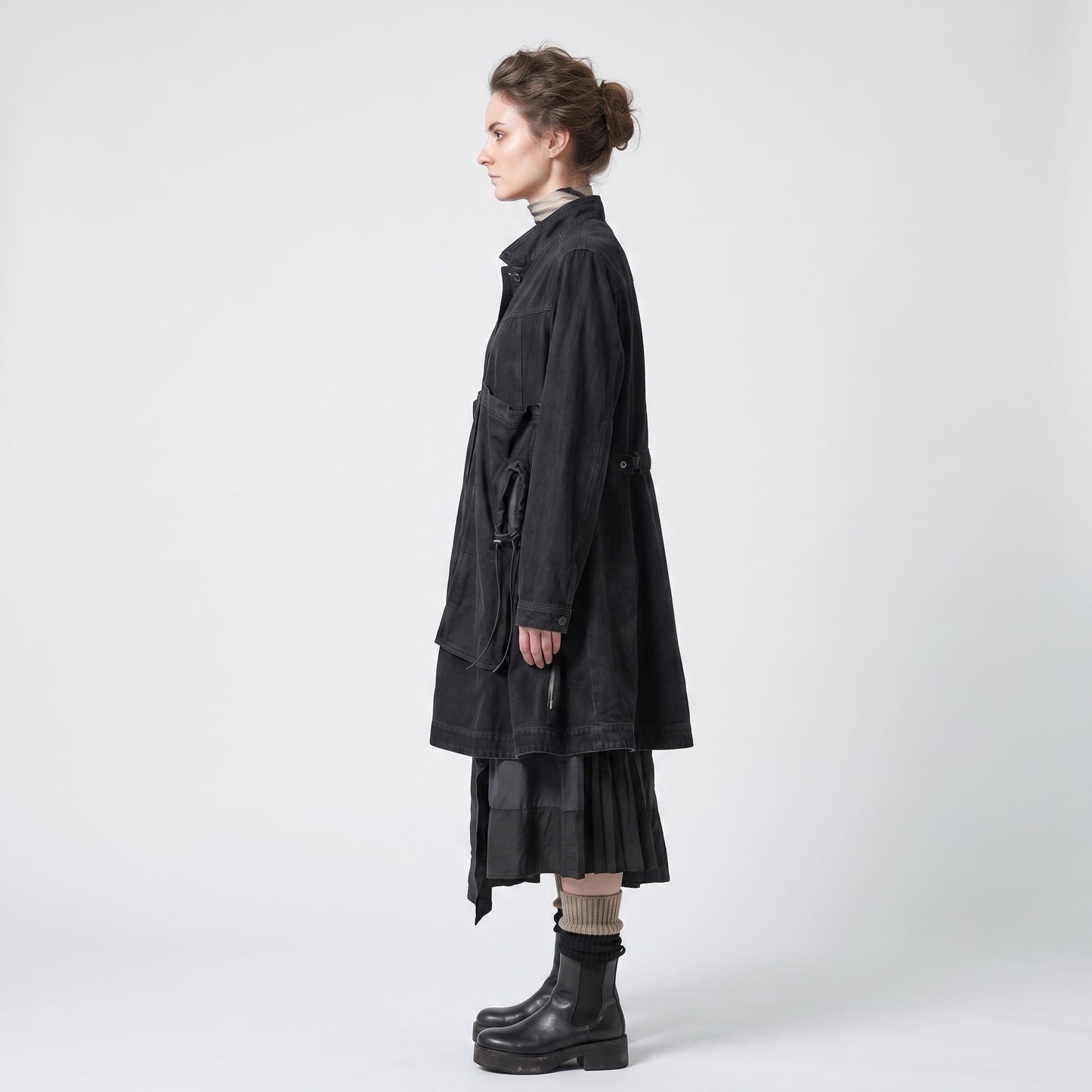 Structured Utility Denim Jacket