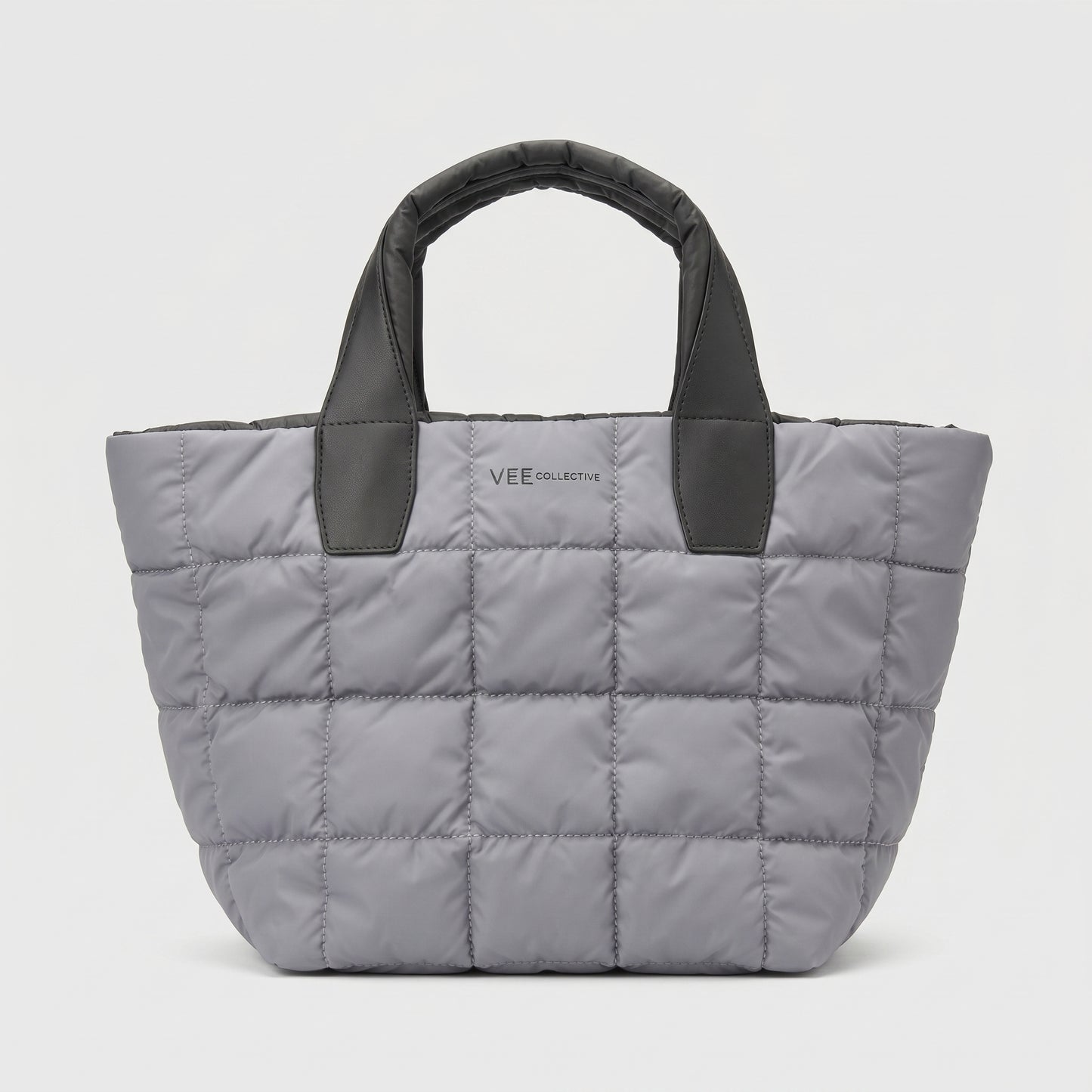Quilted Lightweight Nylon Tote Bag