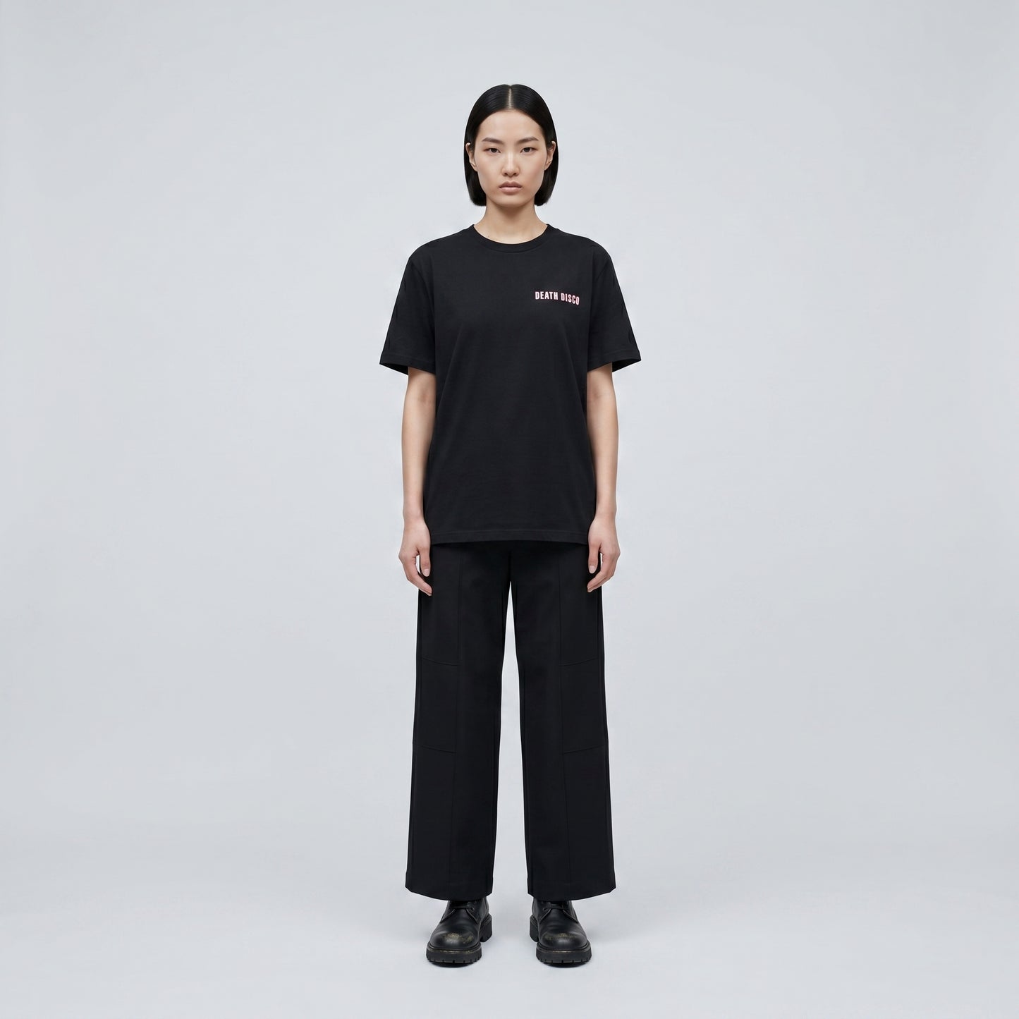 Graphic Print Cotton Crewneck Tee