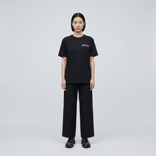 Graphic Print Cotton Crewneck Tee