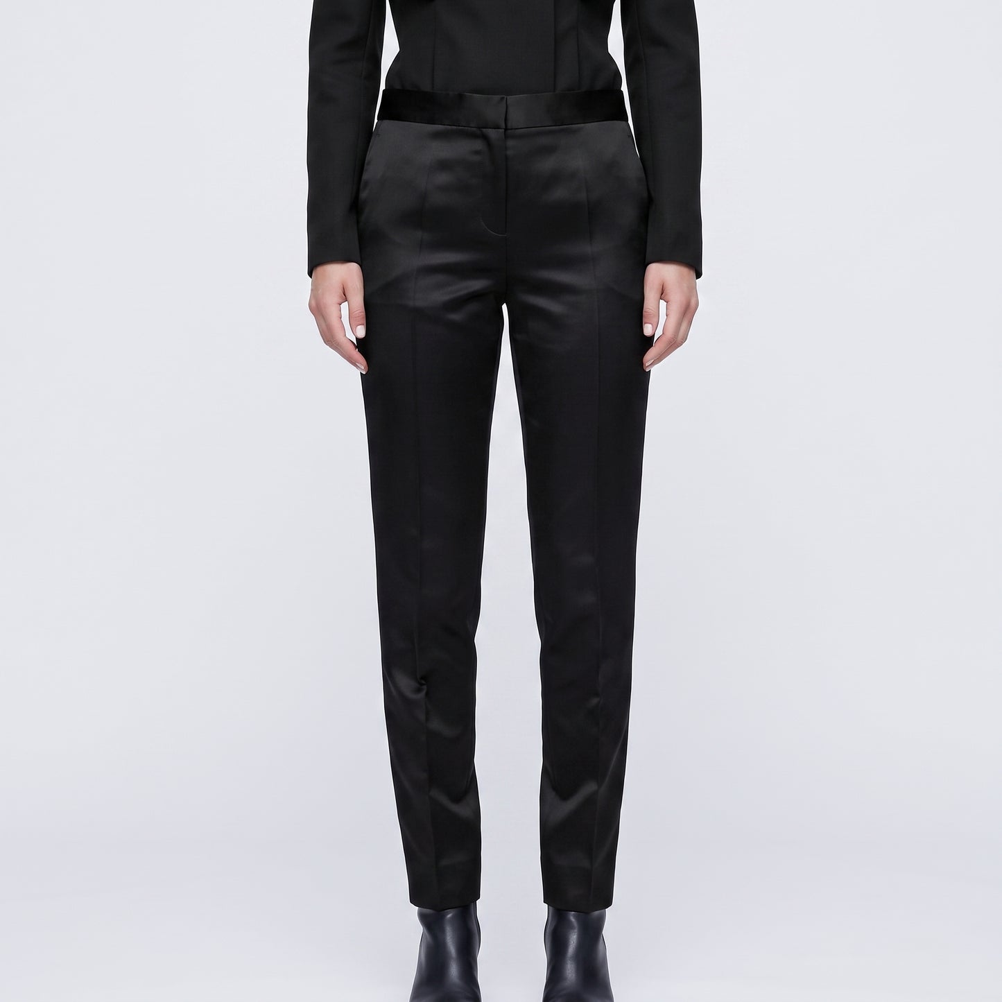 Classic Black Tailored Trousers