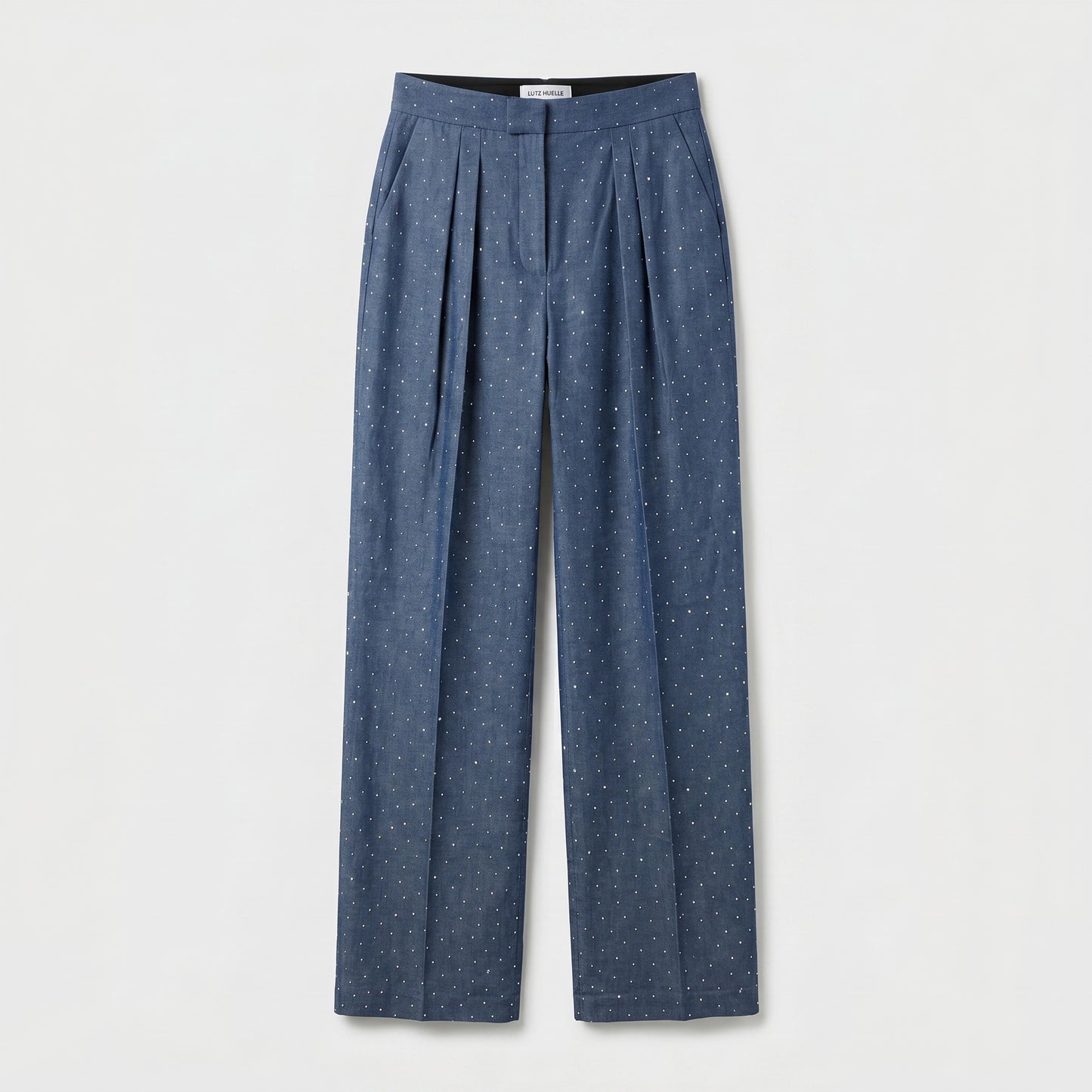 Polka Dot Pleated Trousers