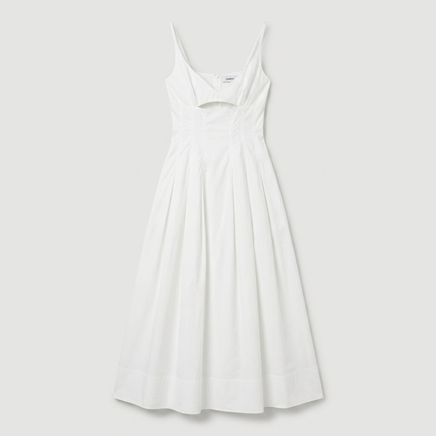 Cutout Cotton Midi Dress