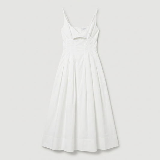 Cutout Cotton Midi Dress