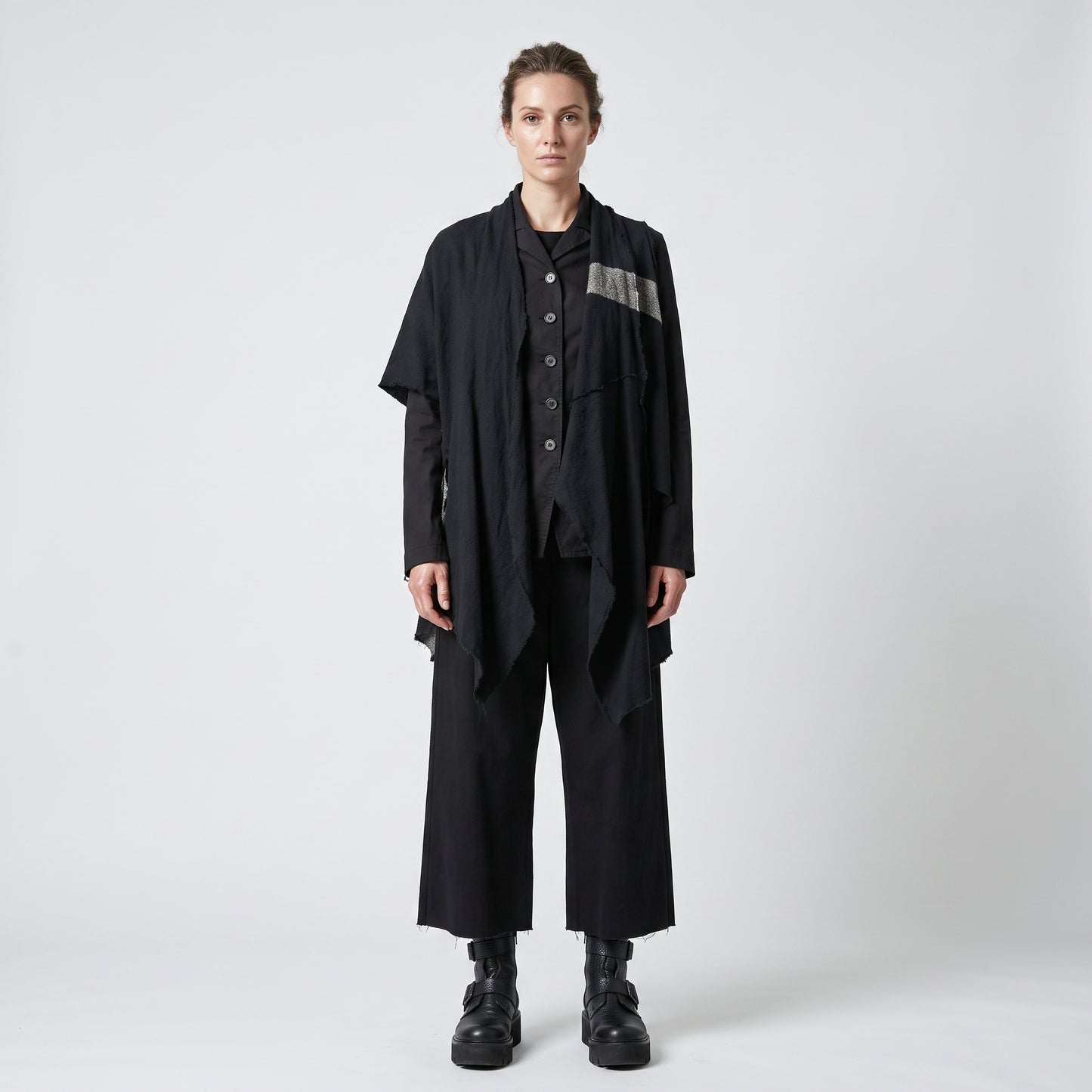 Asymmetric Layered Tailored Jacket