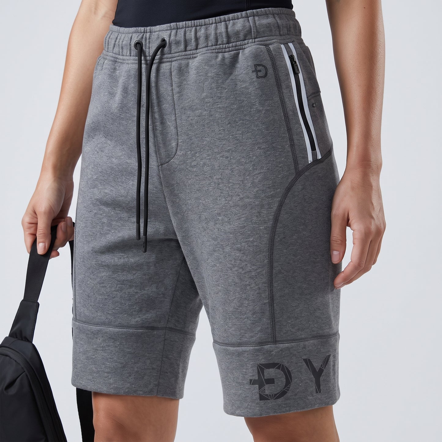 Athletic Grey Tech Jersey Shorts