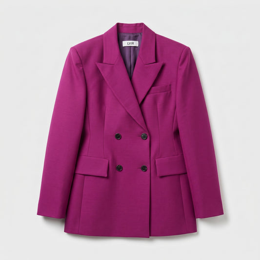 Tailored Double Breasted Blazer