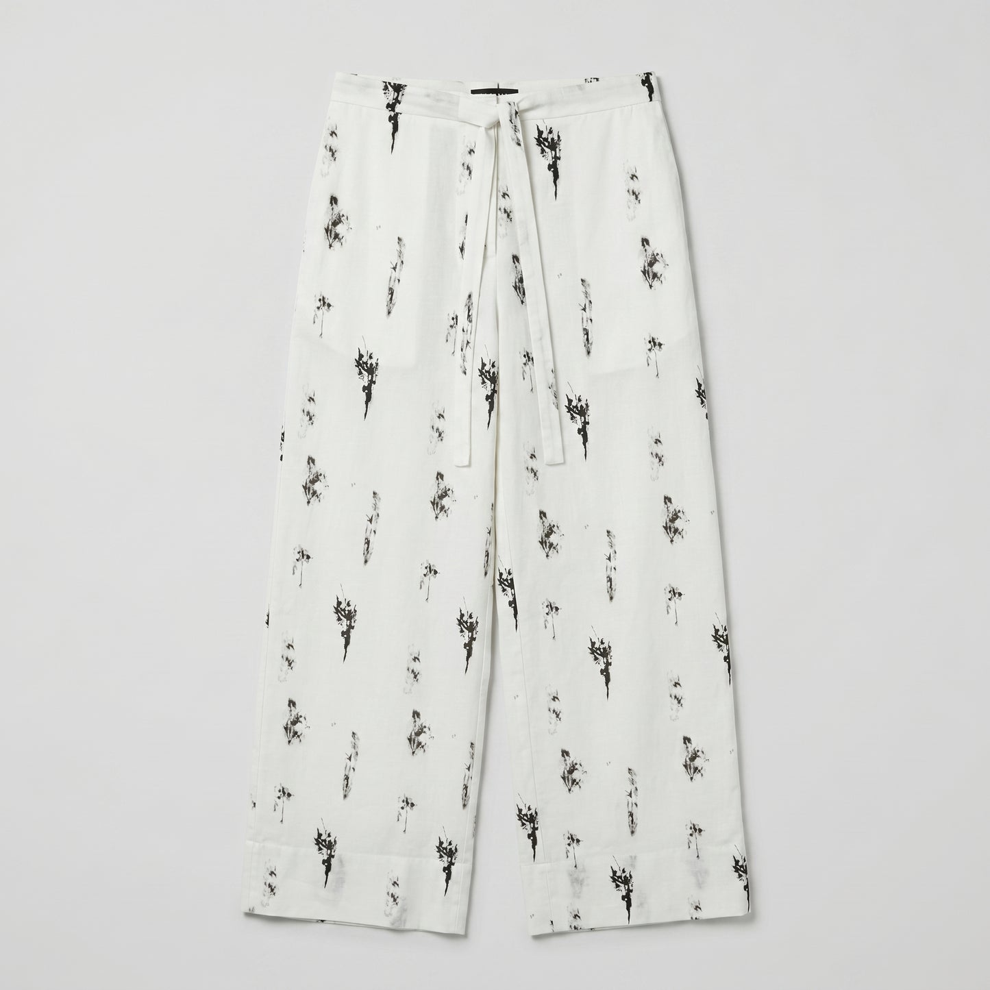 Abstract Print Wide Leg Trousers