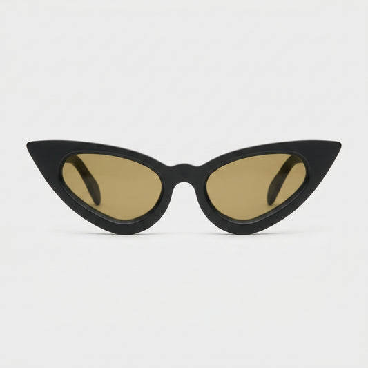 Retro Cat-Eye Tinted Sunglasses