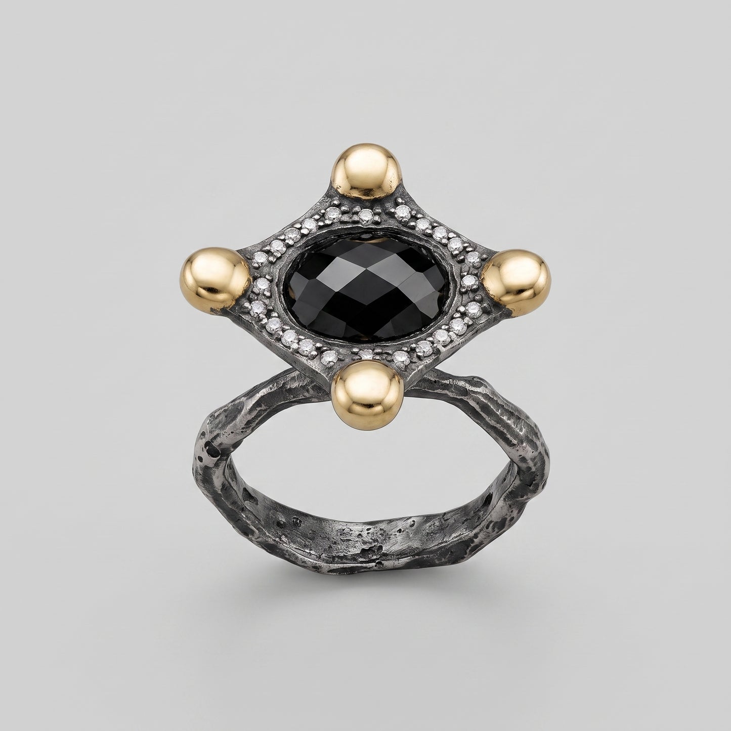 Black Onyx Statement Ring