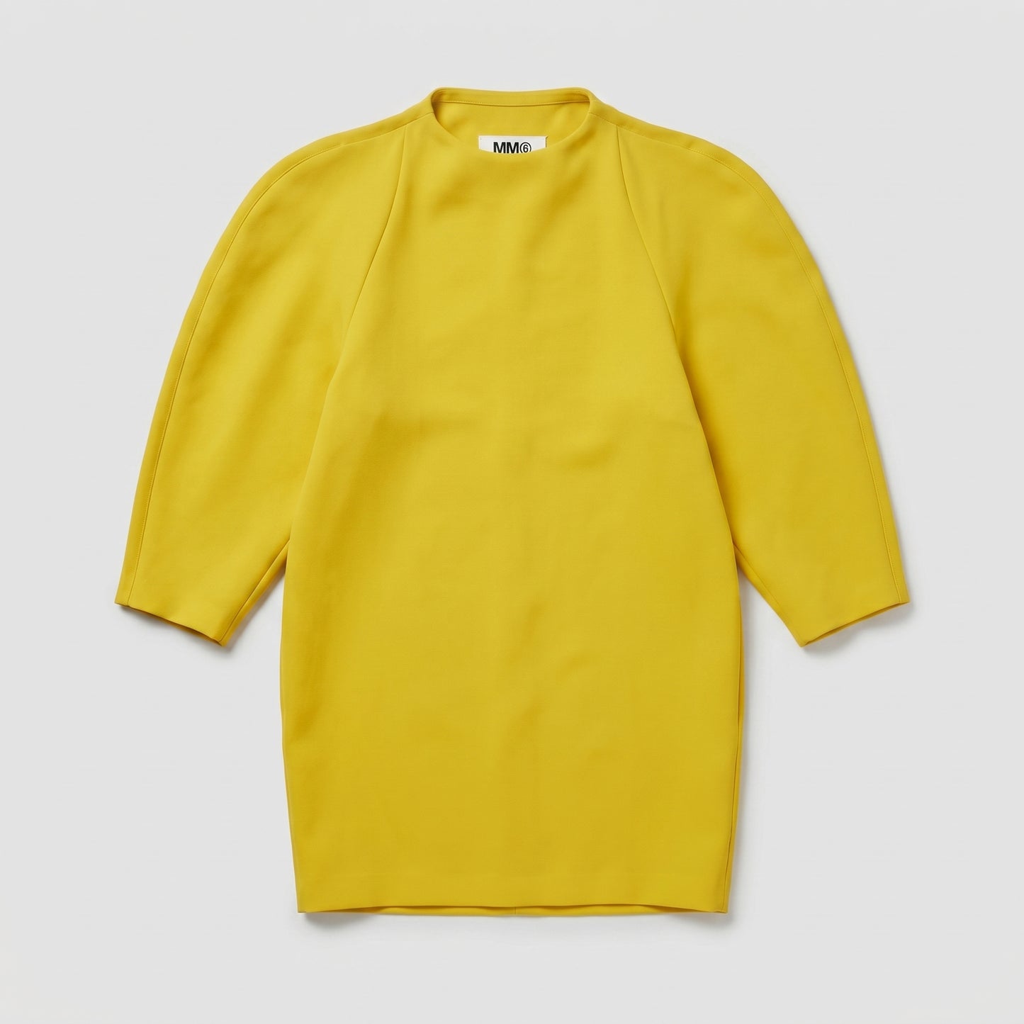 Yellow Cocoon Shift Dress