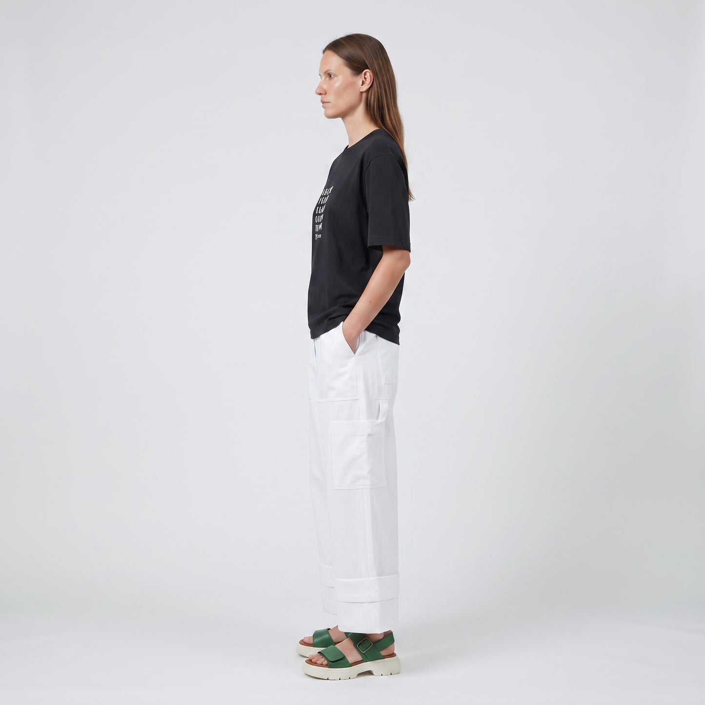 Alphabet Graphic Cotton T-Shirt