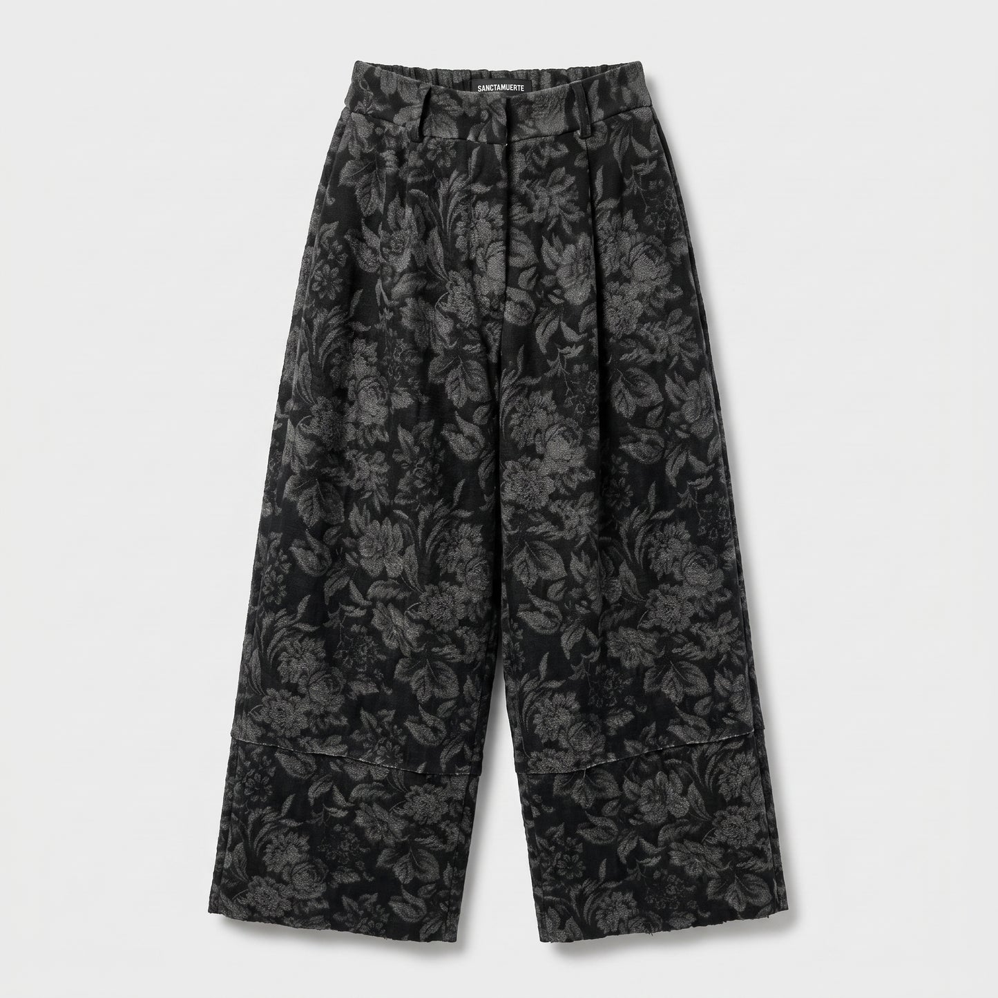 Floral Print Wide Leg Trousers