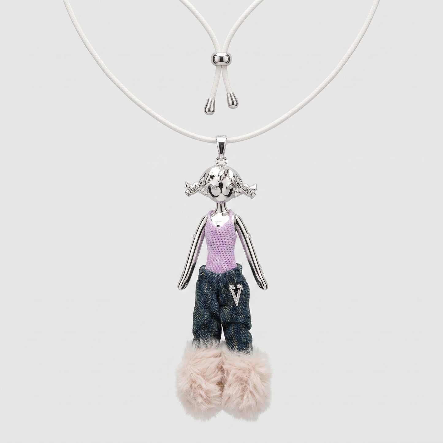 Whimsical Figurine Pendant Necklace