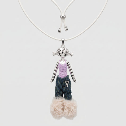 Whimsical Figurine Pendant Necklace