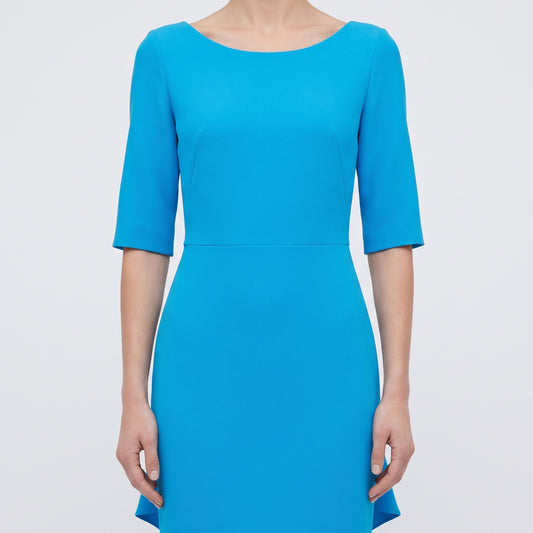 Vibrant Blue Column Maxi Dress